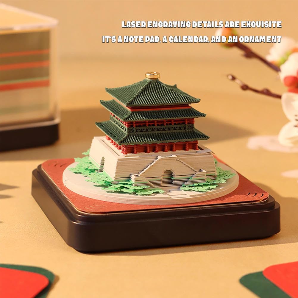 3D Calendar 2026 - Clock Tower - 3D Calendar