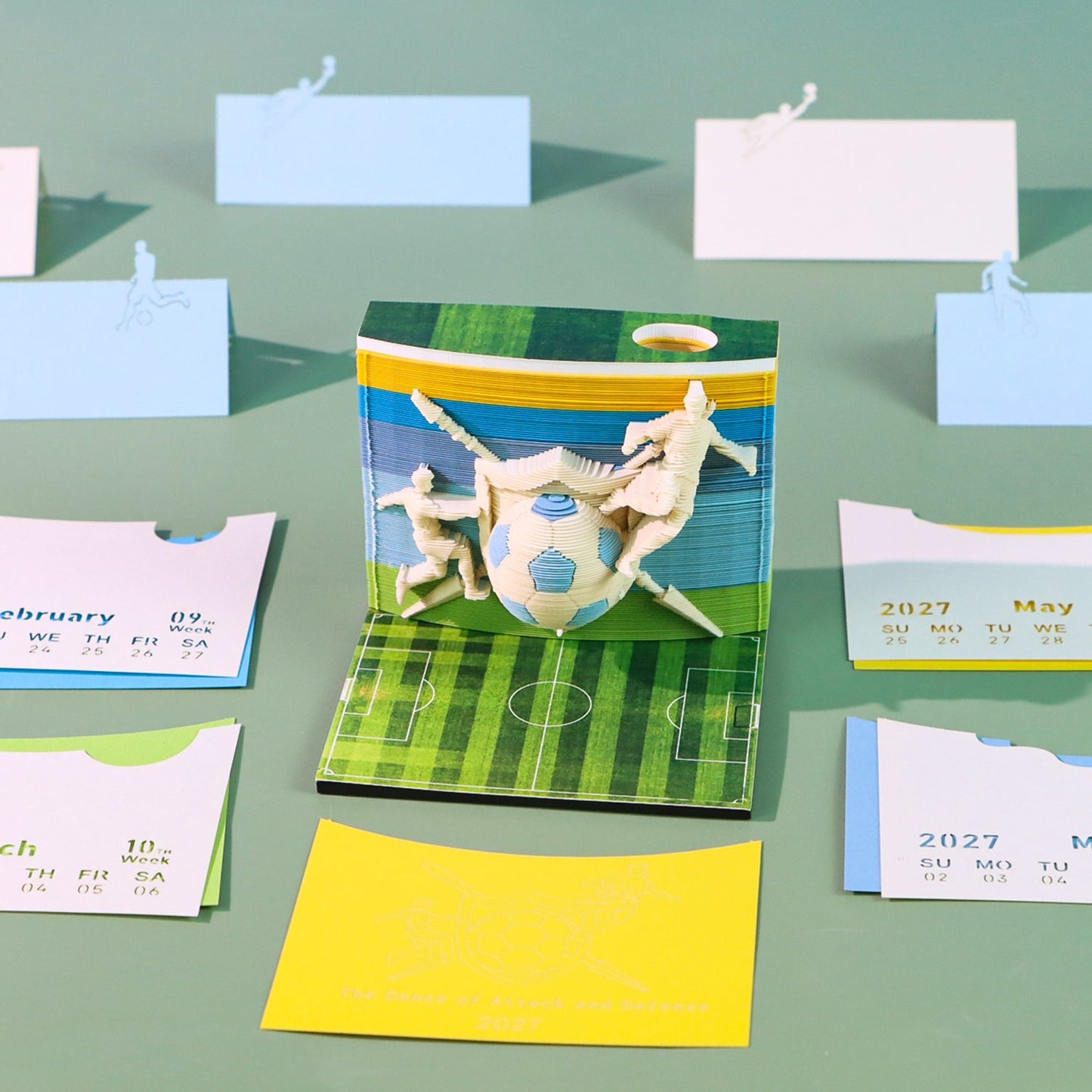 3D Calendar - Dance of Offense and Defense - 3D Calendar