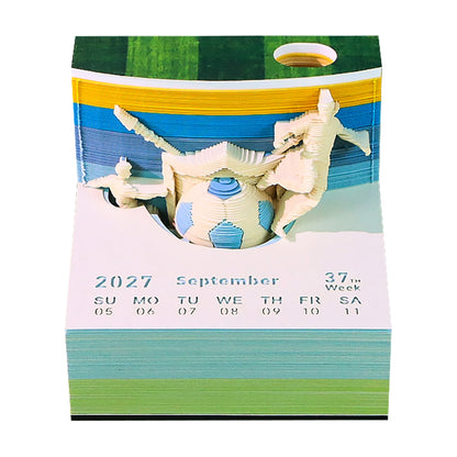 3D Calendar - Dance of Offense and Defense - 3D Calendar