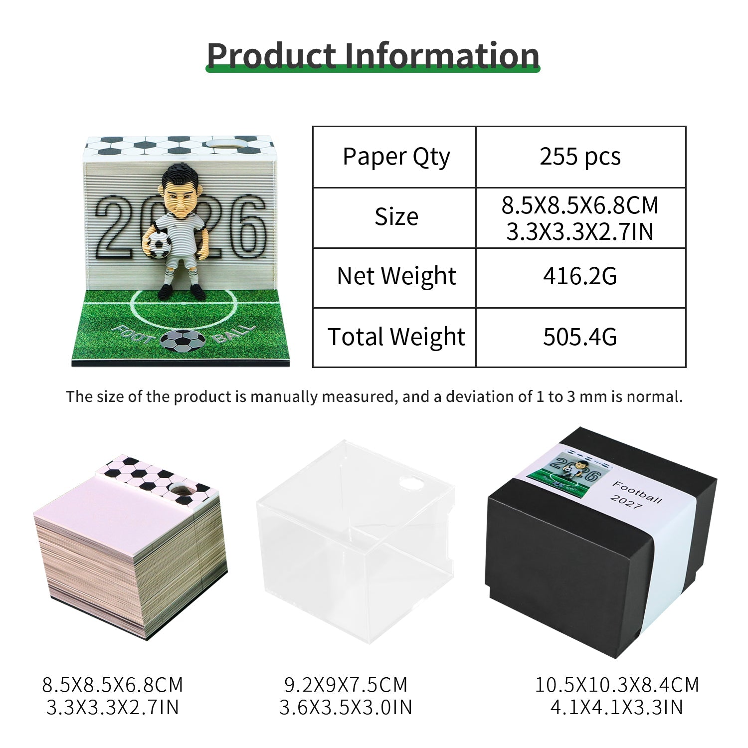 3D Calendar - Football - 3D Calendar