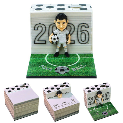 3D Calendar - Football - 3D Calendar