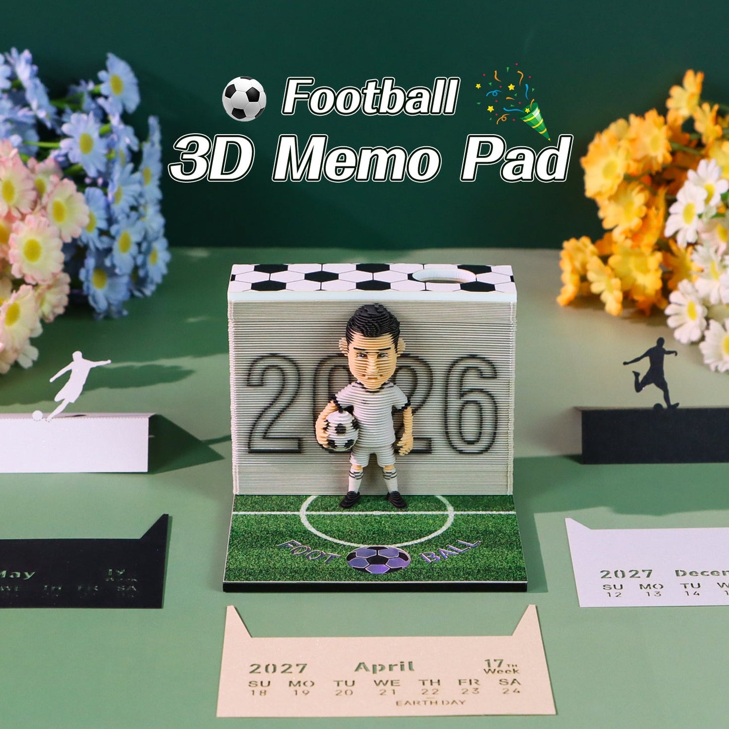 3D Calendar - Football - 3D Calendar