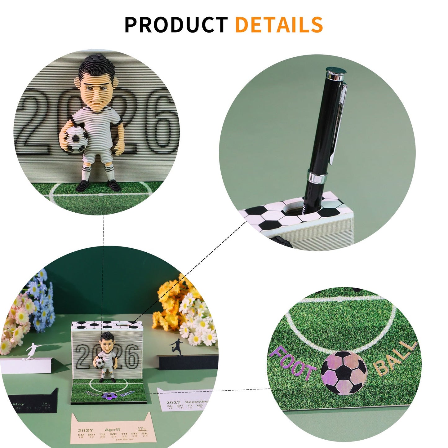 3D Calendar - Football - 3D Calendar