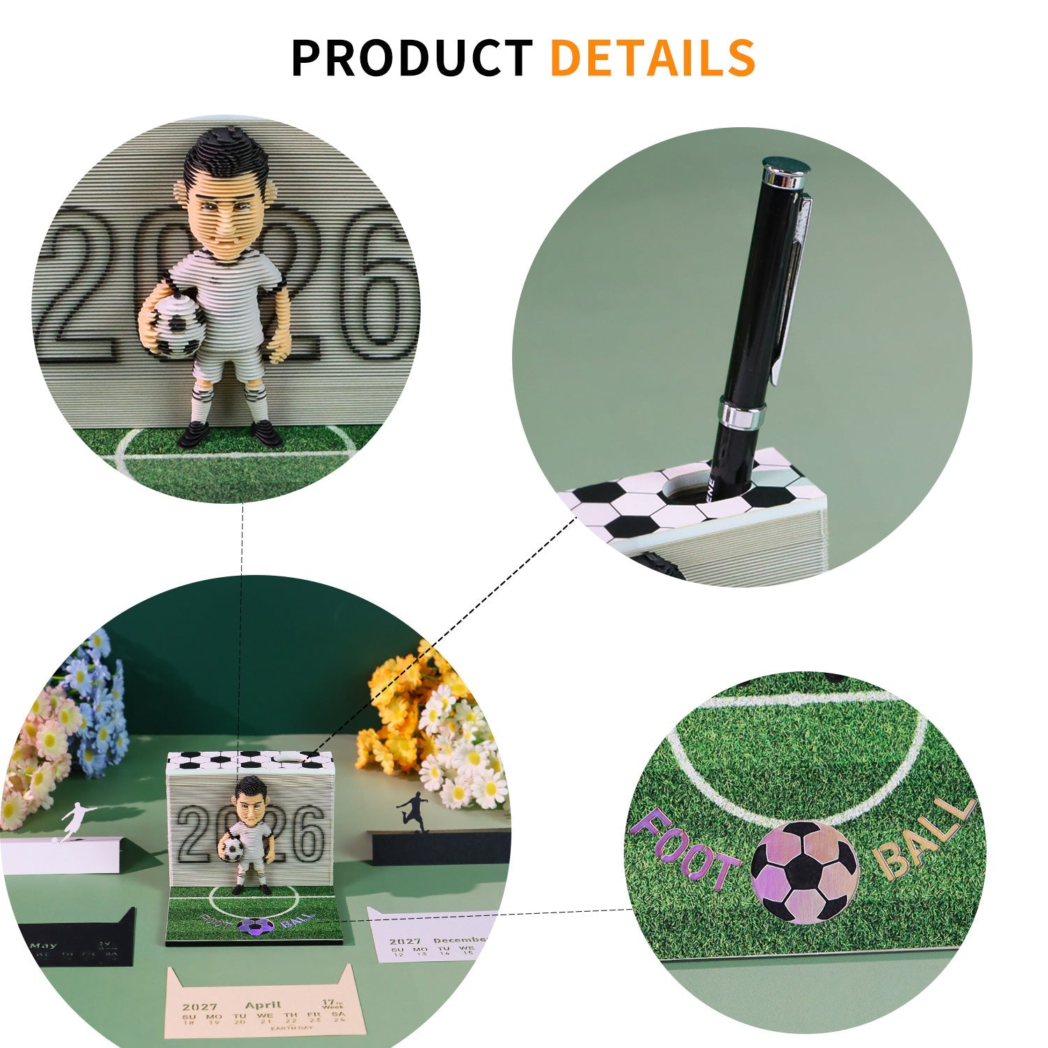 3D Calendar - Football - 3D Calendar