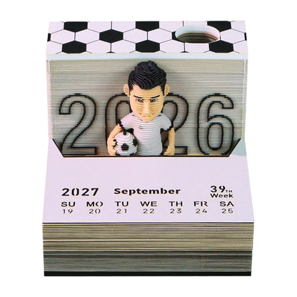 3D Calendar - Football - 3D Calendar