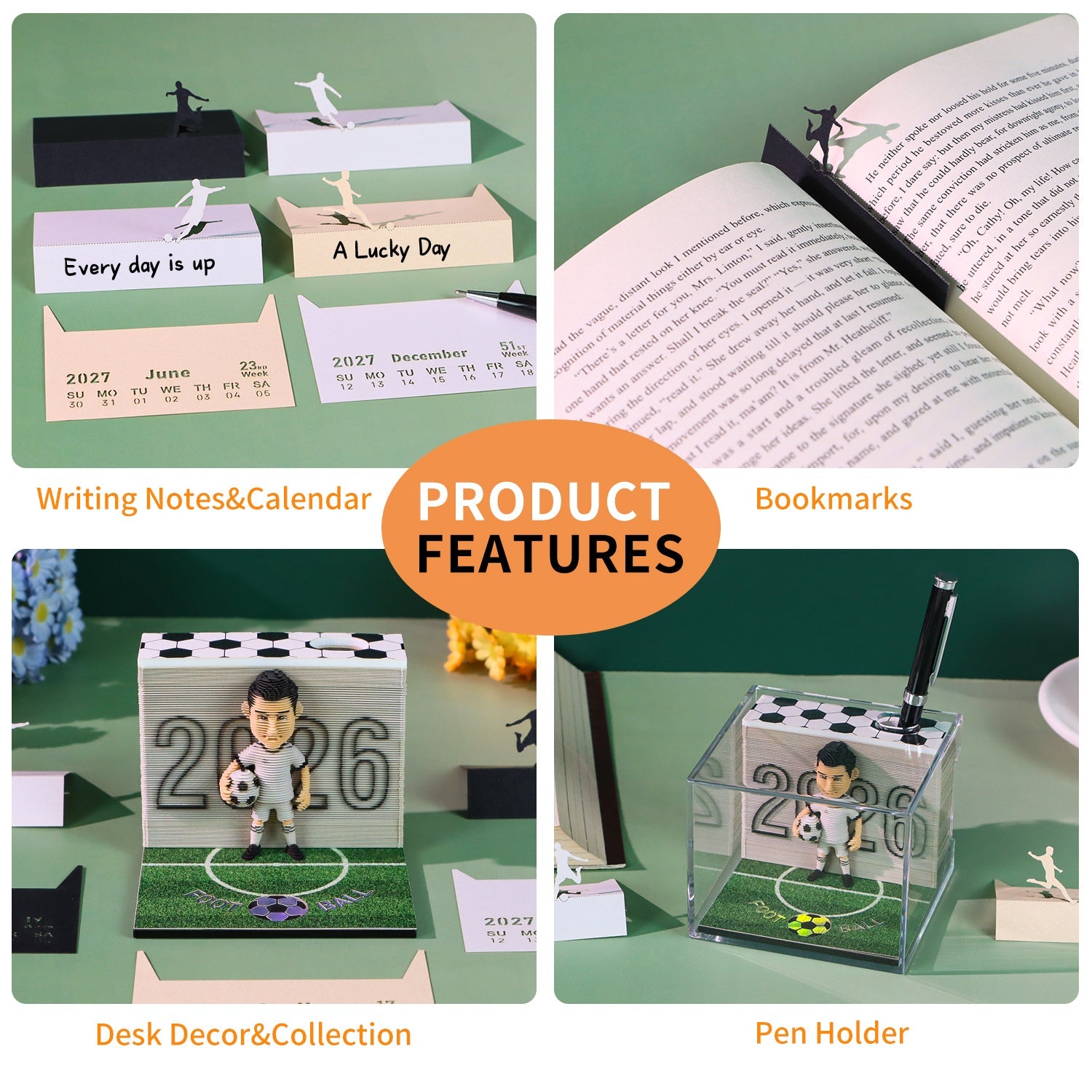 3D Calendar - Football - 3D Calendar