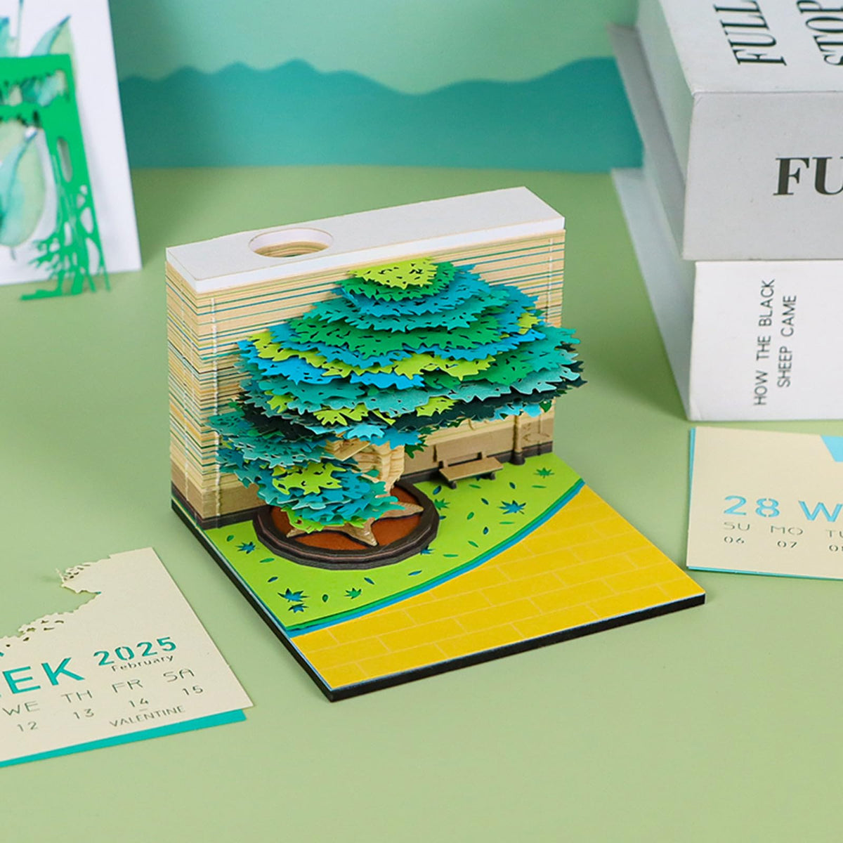 3D Calendar 2026 - Four Seasons Tree - 3D Calendar