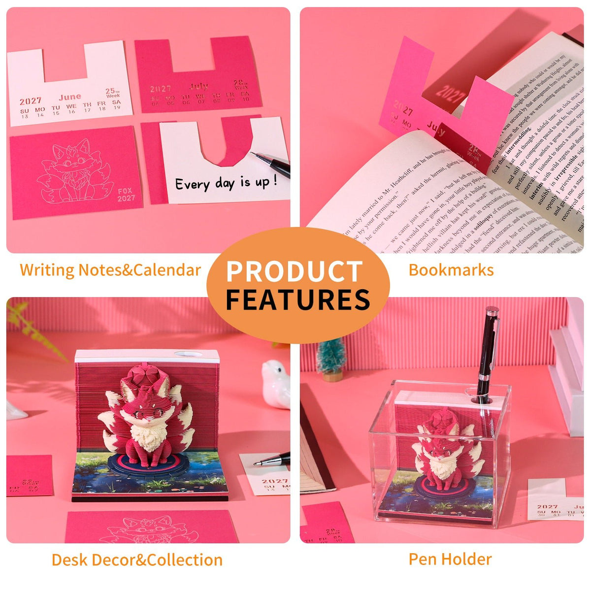 3D Calendar - Fox - 3D Calendar