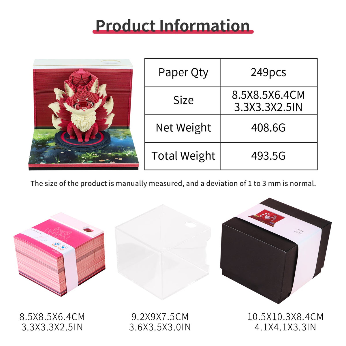 3D Calendar - Fox - 3D Calendar