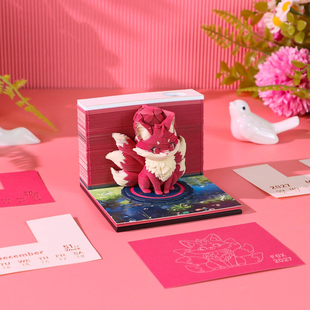3D Calendar - Fox - 3D Calendar