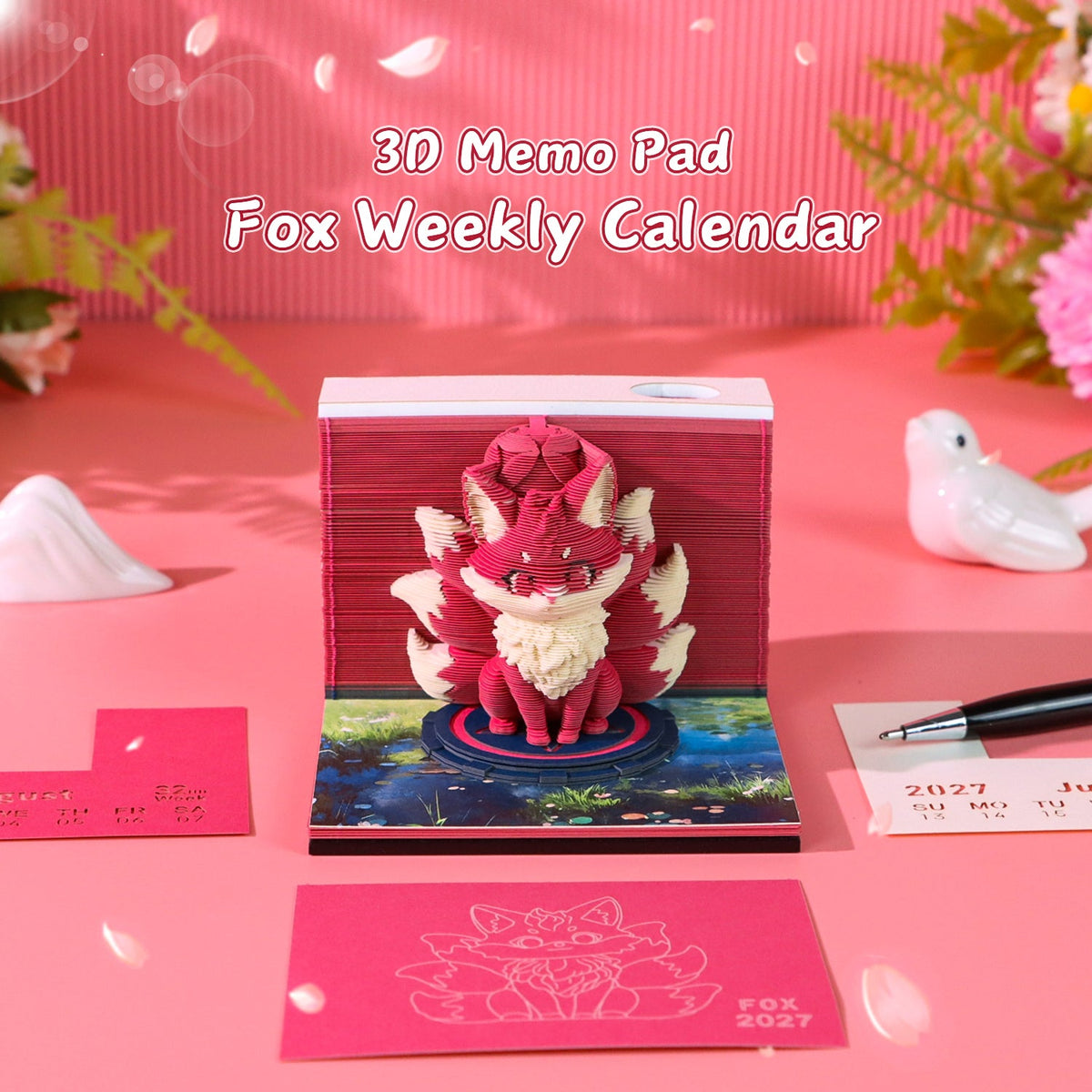 3D Calendar - Fox - 3D Calendar