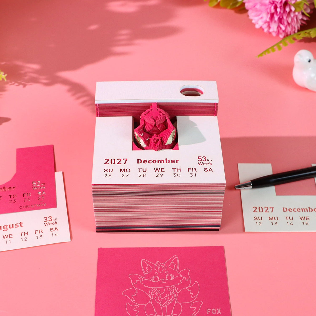 3D Calendar - Fox - 3D Calendar