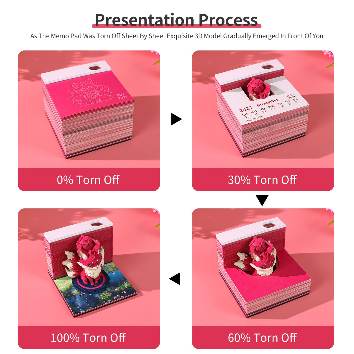 3D Calendar - Fox - 3D Calendar