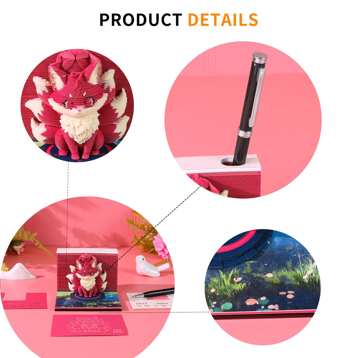 3D Calendar - Fox - 3D Calendar