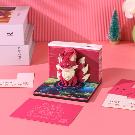 3D Calendar - Fox - 3D Calendar