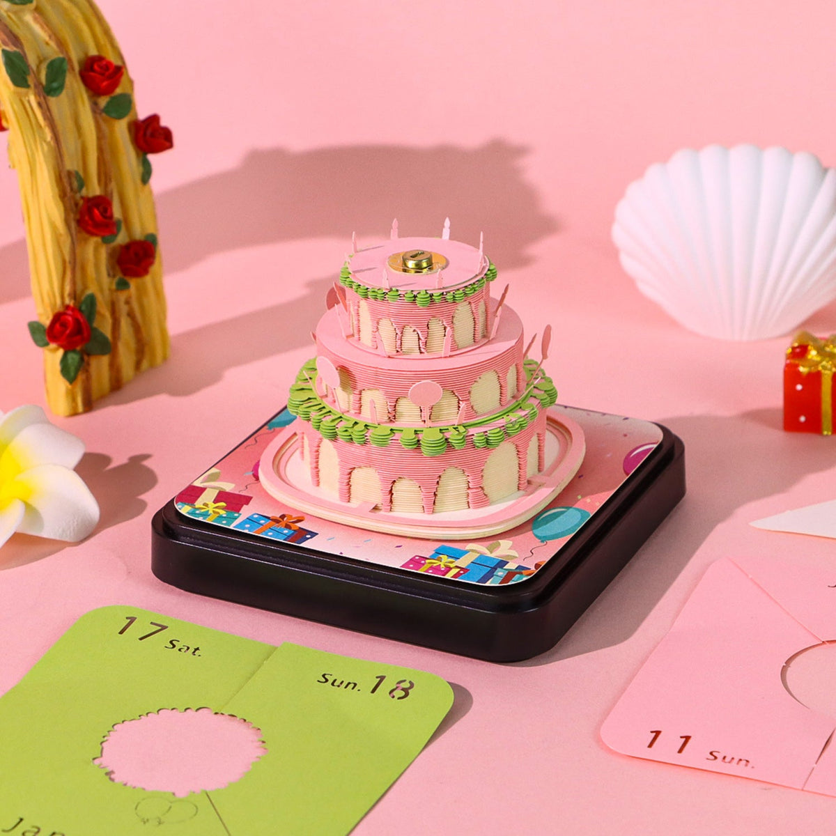 3D Calendar - Happy Birthday - 3D Calendar