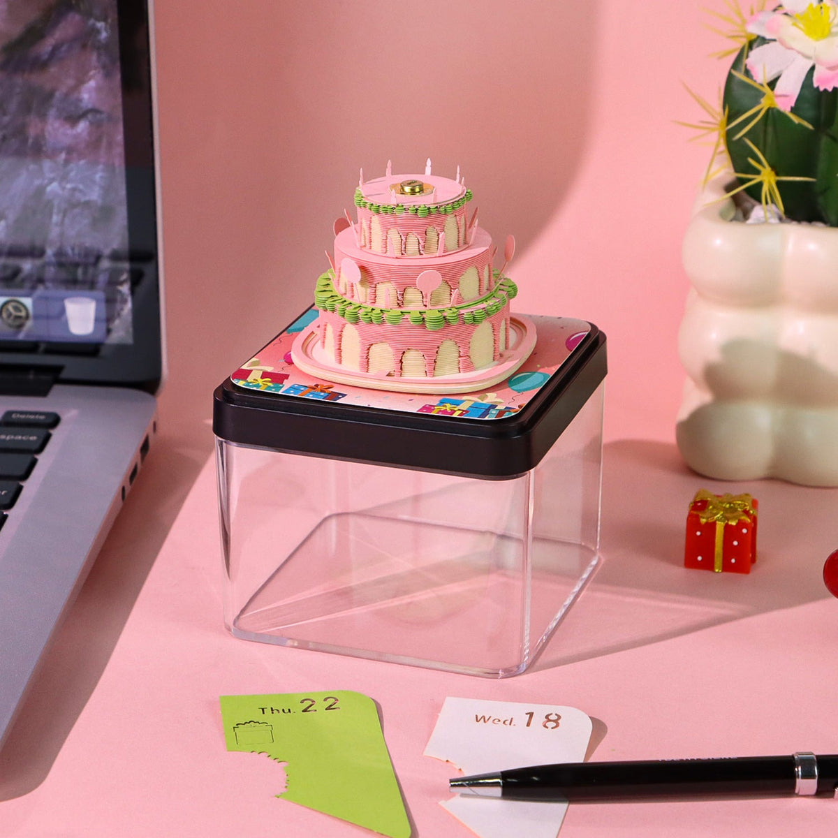 3D Calendar - Happy Birthday - 3D Calendar