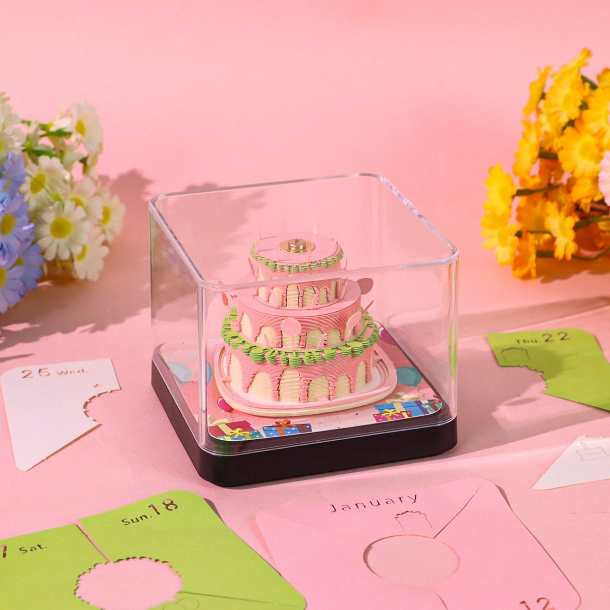 3D Calendar - Happy Birthday - 3D Calendar