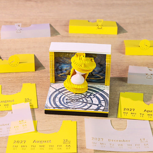 3D Calendar - Hourglass of Time - 3D Calendar