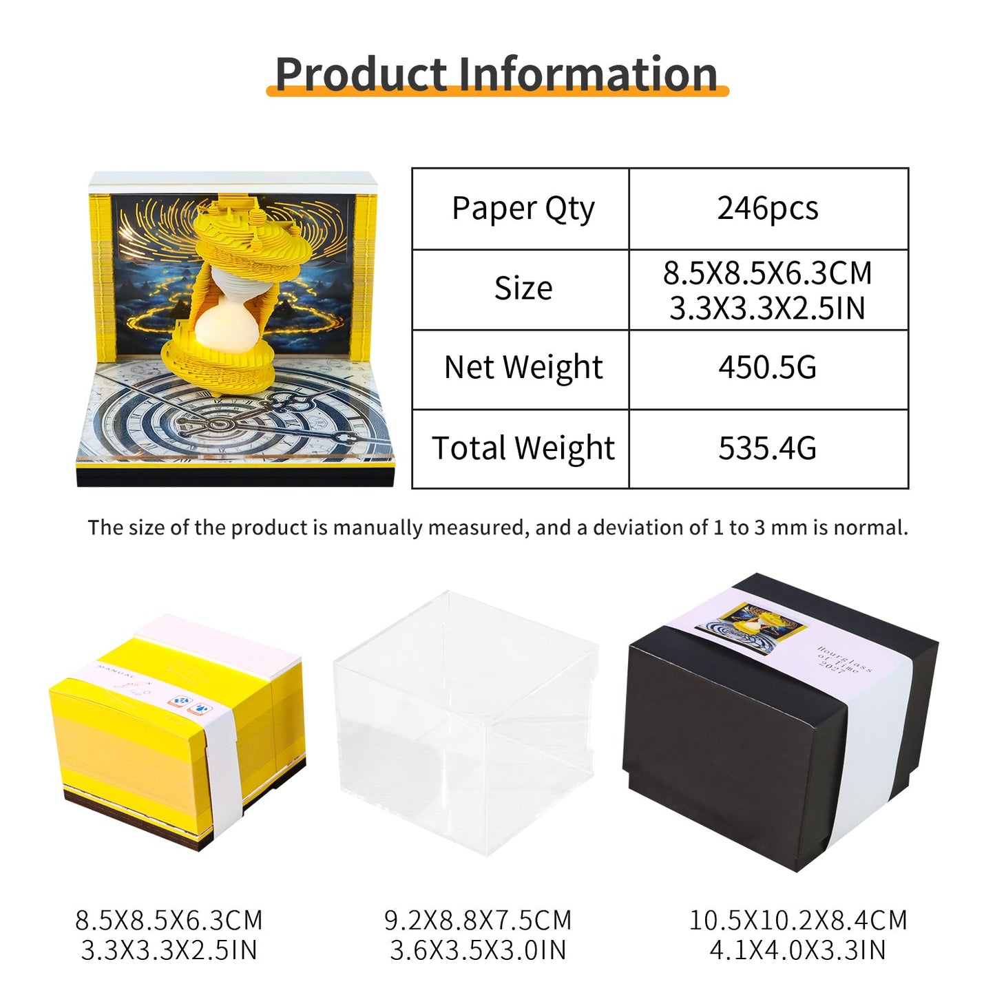 3D Calendar - Hourglass of Time - 3D Calendar