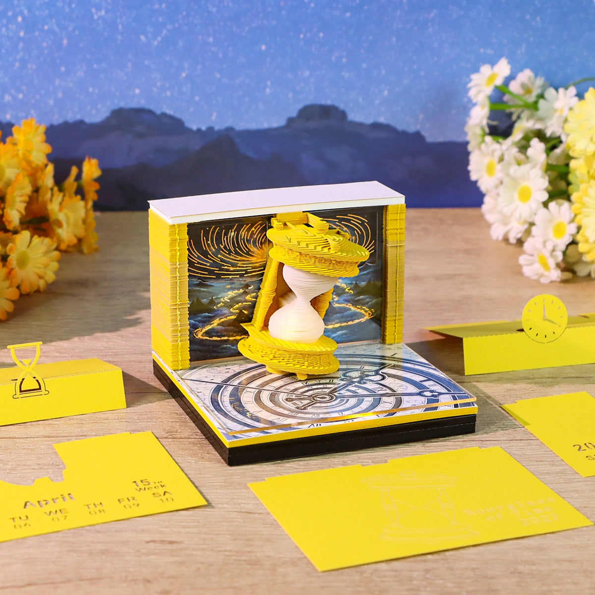 3D Calendar - Hourglass of Time - 3D Calendar
