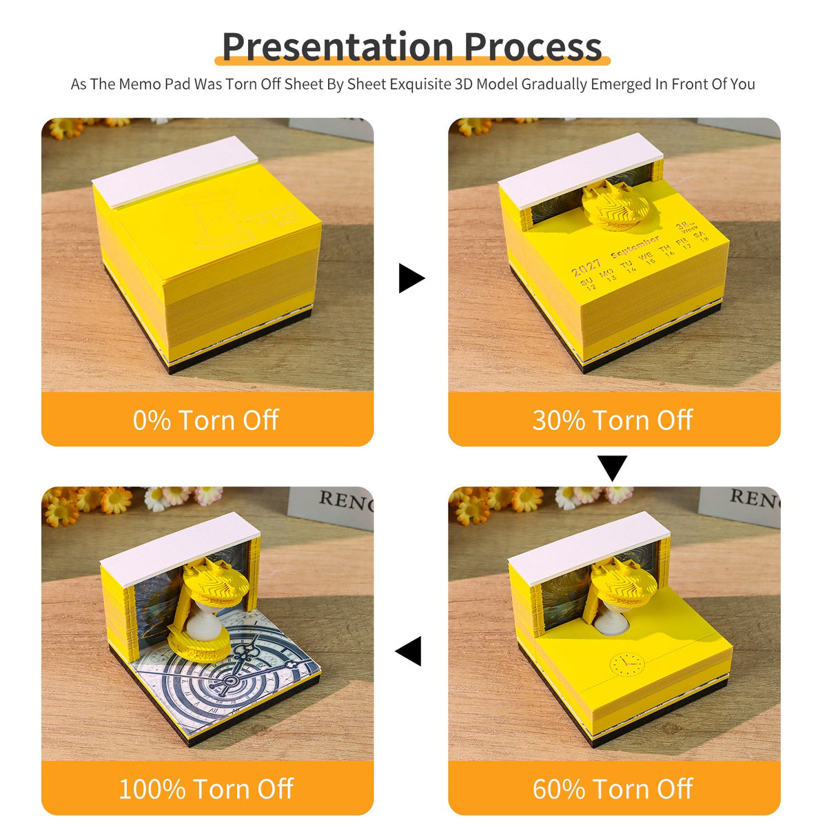 3D Calendar - Hourglass of Time - 3D Calendar