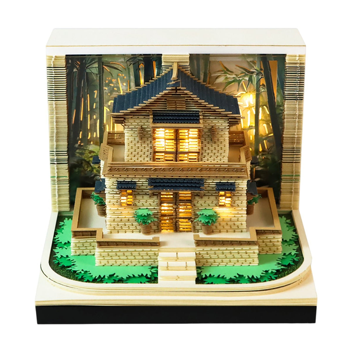 3D Calendar - Leisurely Courtyard - 3D Calendar