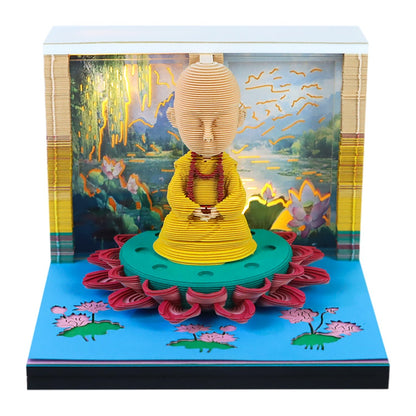 3D Calendar - Lotus Little Monk - 3D Calendar