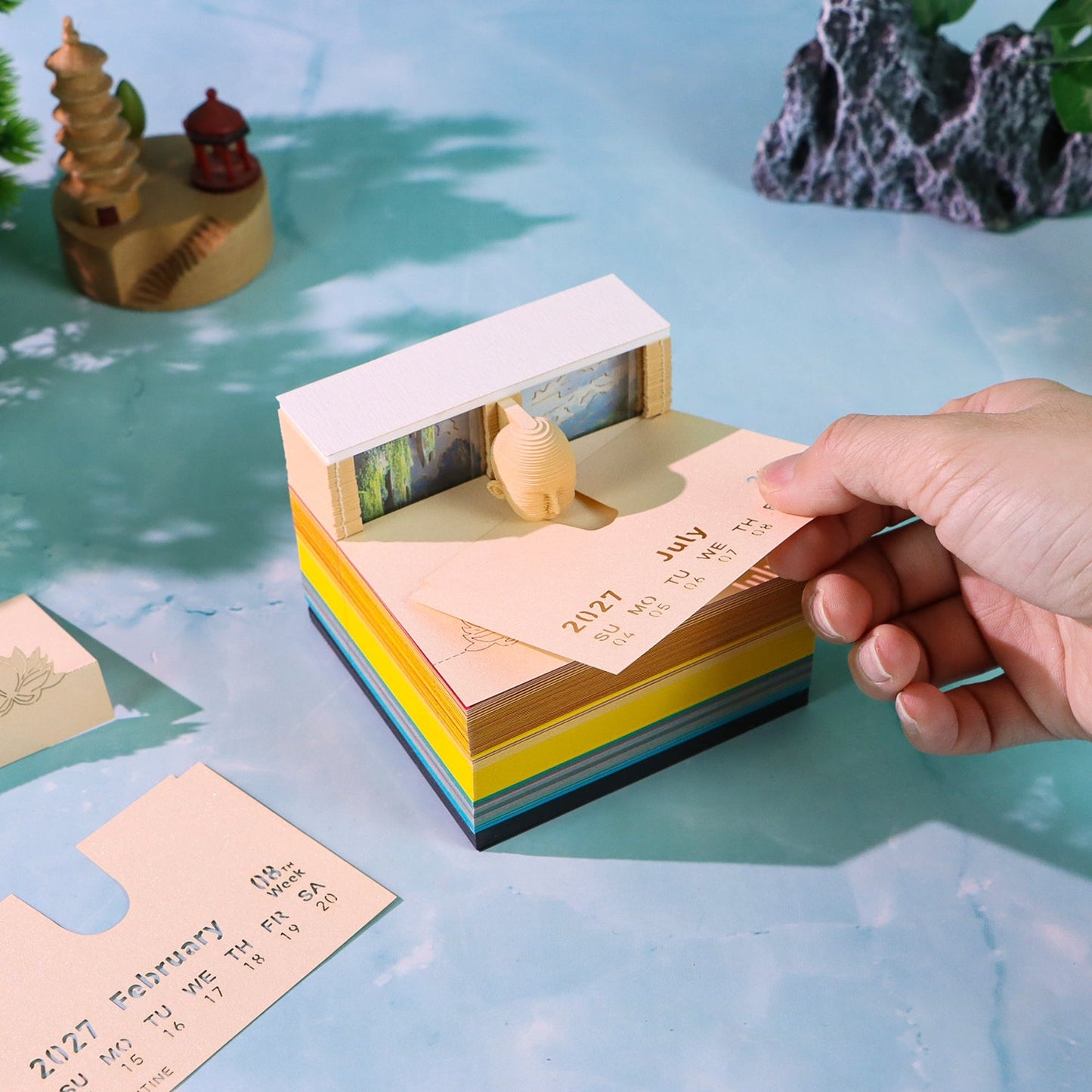 3D Calendar - Lotus Little Monk - 3D Calendar