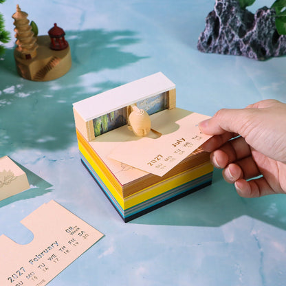 3D Calendar - Lotus Little Monk - 3D Calendar