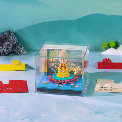 3D Calendar - Lotus Little Monk - 3D Calendar