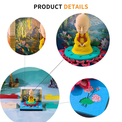 3D Calendar - Lotus Little Monk - 3D Calendar