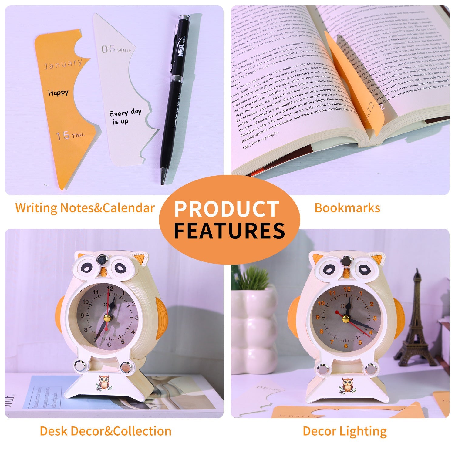 3D Calendar - Owl Clock - 3D Calendar