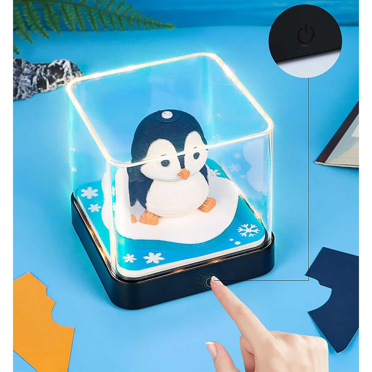 3D Calendar 2026 - Penguin - 3D Calendar