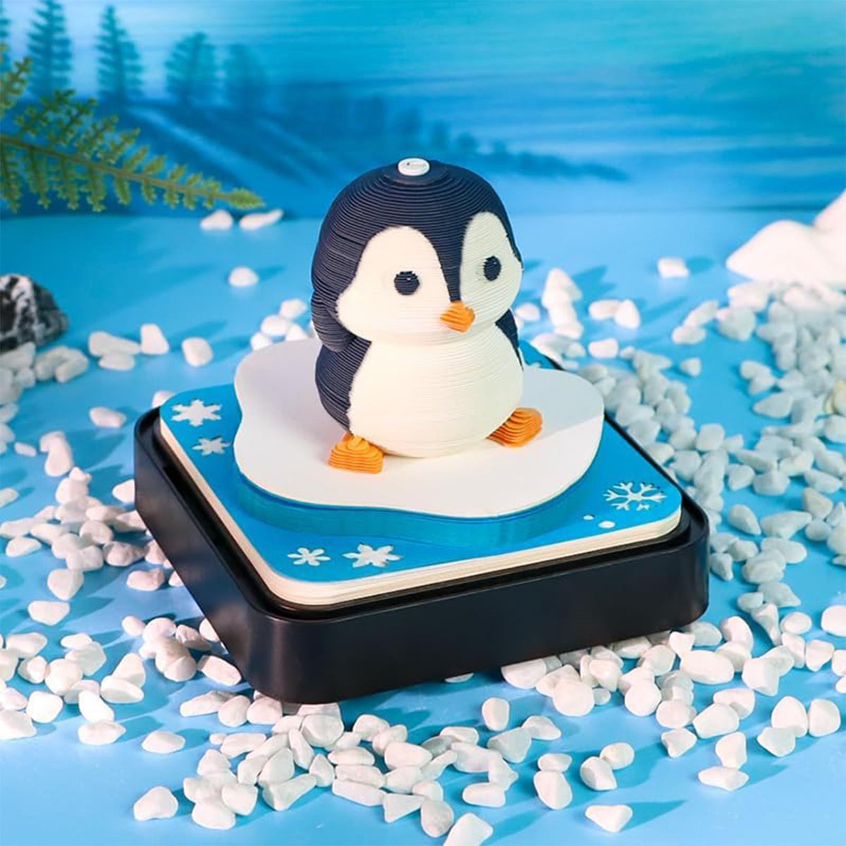 3D Calendar 2026 - Penguin - 3D Calendar