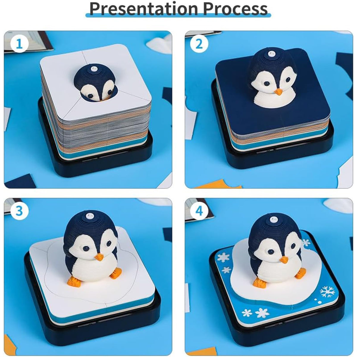 3D Calendar 2026 - Penguin - 3D Calendar