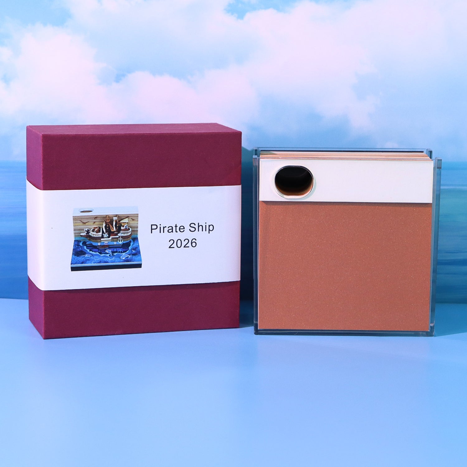 3D Calendar - Pirate Ship - 3D Calendar