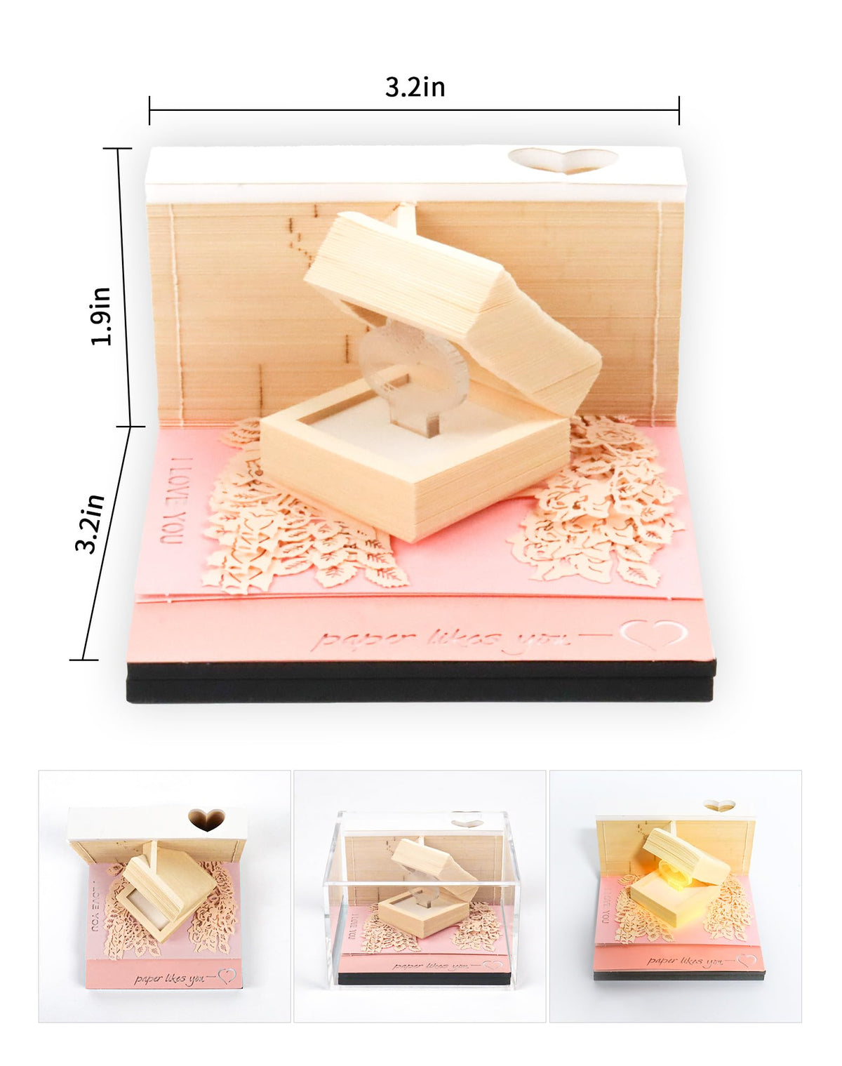 3D Calendar 2026 - Ring - 3D Calendar