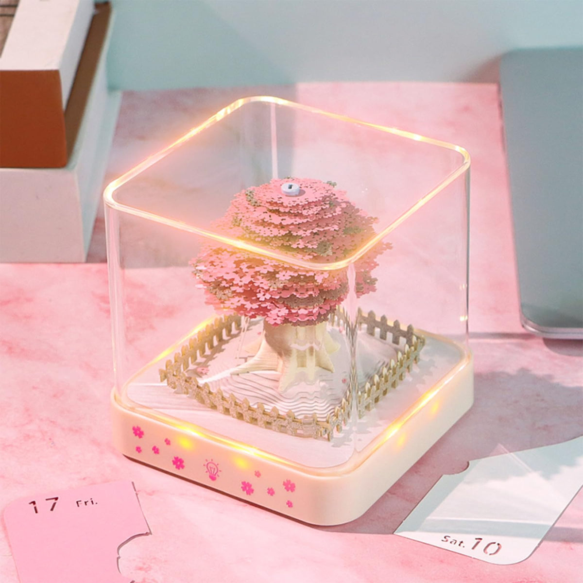 3D Calendar 2026 - Sakura Tree B - 3D Calendar