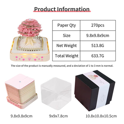 3D Calendar - Sakura Tree B - 3D Calendar