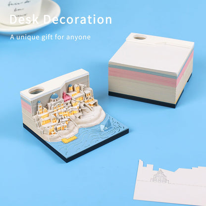 3D Calendar - Santorini - 3D Calendar