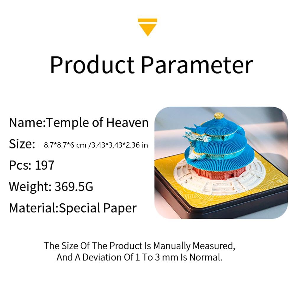 3D Calendar 2026 - Temple of Heaven B - 3D Calendar