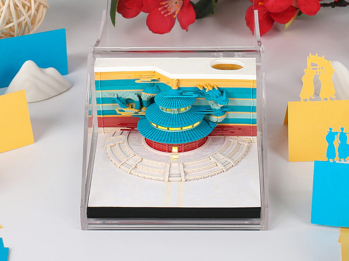 3D Calendar 2026 - Temple of Heaven C - 3D Calendar