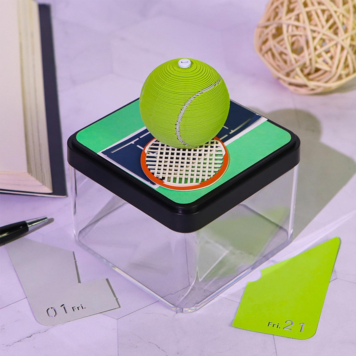 3D Calendar 2026 - Tennis - 3D Calendar