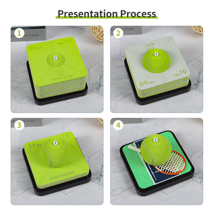 3D Calendar - Tennis - 3D Calendar