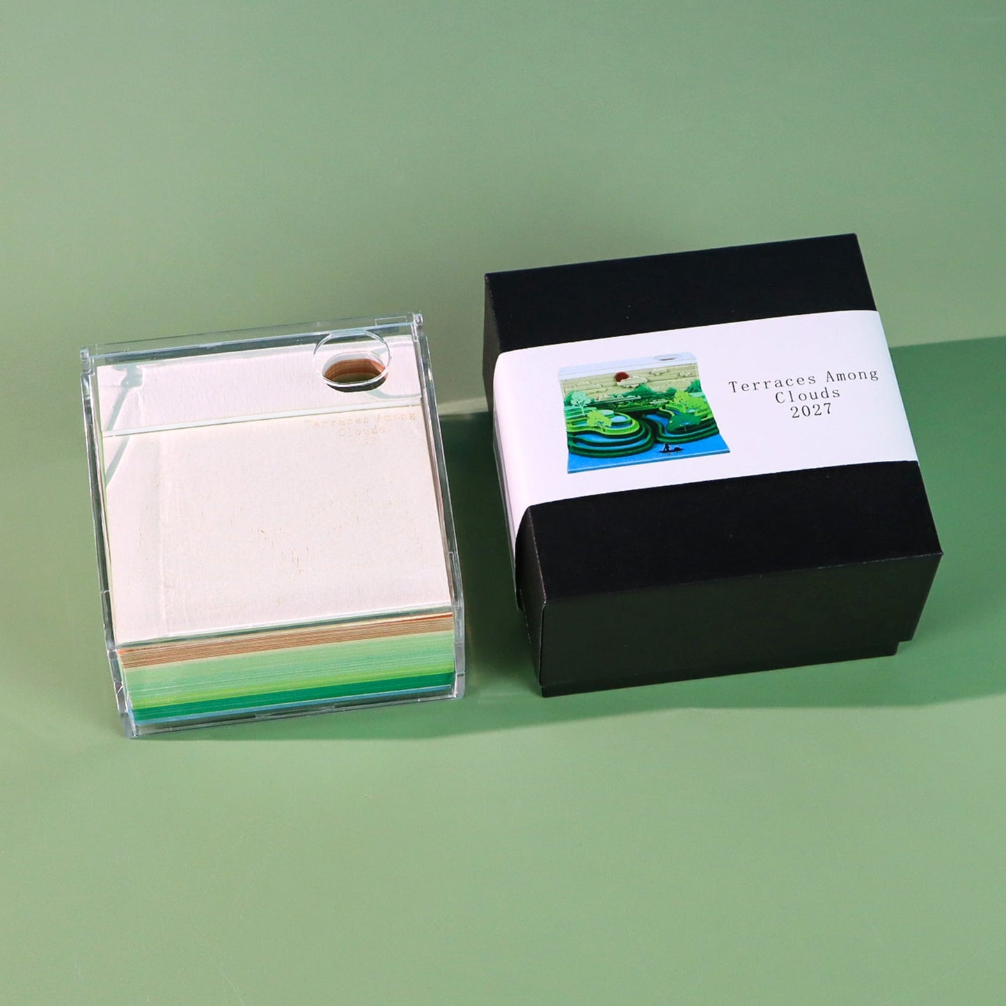 3D Calendar - Terraces Among Cloud - 3D Calendar