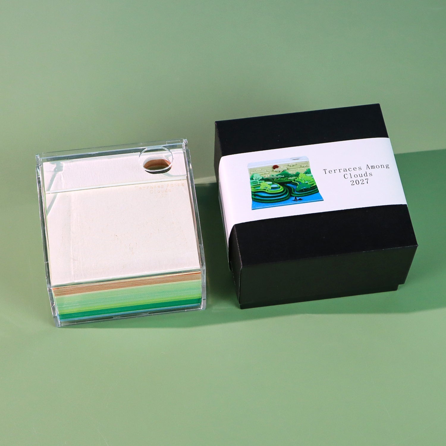 3D Calendar - Terraces Among Cloud - 3D Calendar