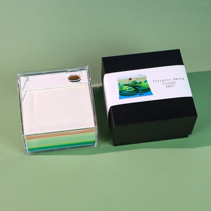3D Calendar - Terraces Among Cloud - 3D Calendar