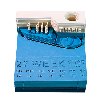 3D Calendar - Titanic - 3D Calendar