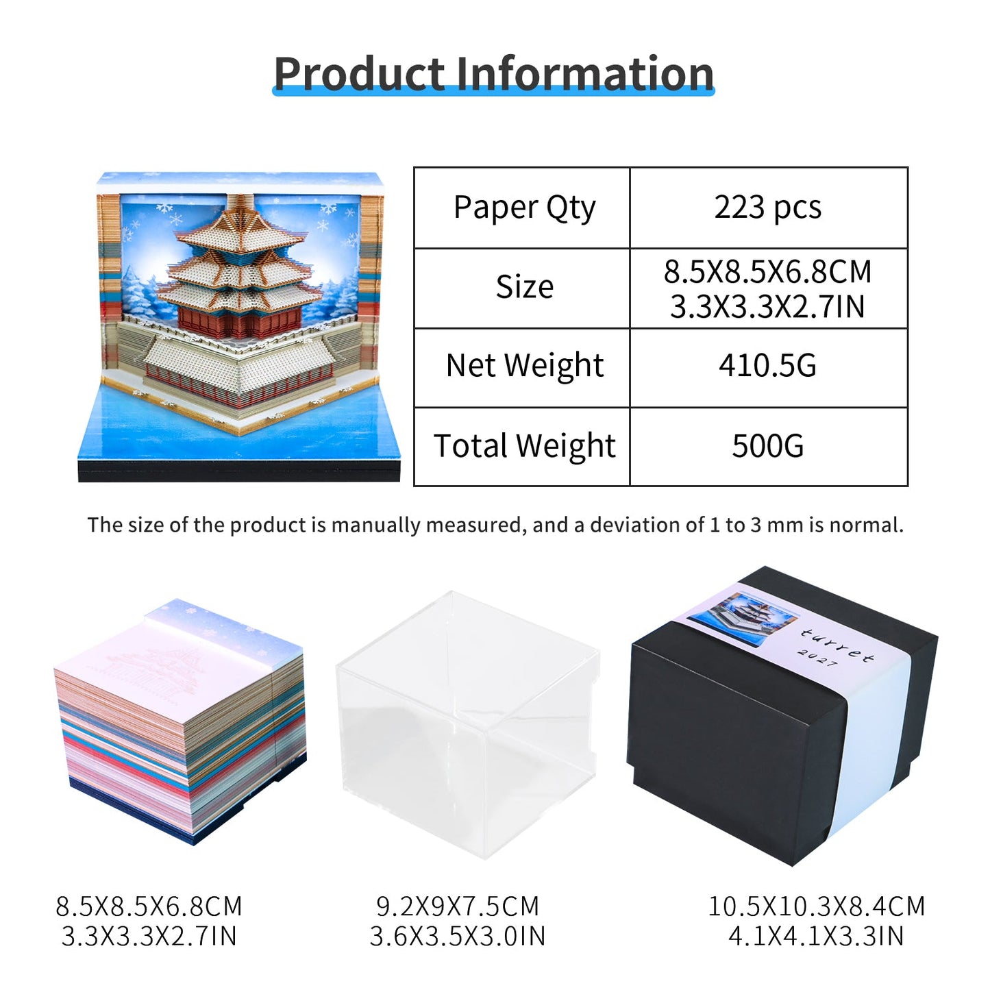 3D Calendar - Turret - 3D Calendar